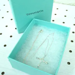 ティファニー インフィニティ オープン クロス ネックレス シルバー 925