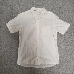 GU ジーユー 白 ポケット 半袖シャツ M(95)