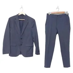 United Arrows GREEN LABEL RELAXING(ユナイテッドアローズ グリーンレーベル) シングルスーツ メンズ - ネイビー 麻混