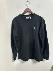 ヴィンテージ アディダス ブラック 起毛 スウェット