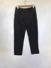 無印良品 ストレッチコーデュロイイージーテーパードパンツ レディース M ブラック 4071202601120076