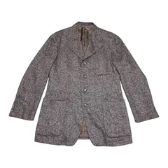 ヴァレンティノ ガラヴァーニ　ブティック　valentino garavani Boutique　 テーラードジャケット ホームスパン柄 カシミア  D-TK-634 ビックサイズ 上質 上品 ビジネス カジュアル メンズ サイズ表記なし  【RE347】のサムネイル