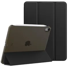 【在庫セール】三折りスタンド ApplePencilPro/第2世代ペアリング&充電対応 オートスリープ 半透明 PUレザー カバー 10.9 Air第5/4世代 iPad 裏地マイクロファイバー iPad iPad 11インチ 11インチ スマートケース A