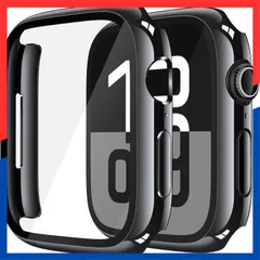 【数量限定】46mm ケース 超薄型 10 PC+ガラス素材 Series 全面保護 Series 高透過率 (2025) 装着簡単 11 耐衝撃 指紋防止 Watch 傷防止 Apple 対応アップルウォッチ For 11/10 ULOE 46mmカバー（ジ