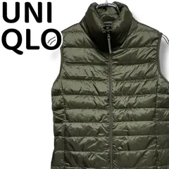UNIQLO ユニクロ グリーン レディース アウター ジャケット ダウンジャケット ウルトラライトダウンベスト 軽量 防寒 【Sサイズ】001388H