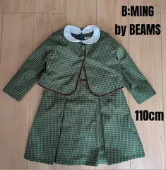 B:MING by BEAMS セレモニー チェック ボレロ＆ワンピース セット 110cm 入学式 卒園式