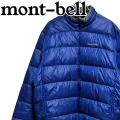 mont-bell モンベル ブルー メンズ アウター ジャケット ダウンジャケット 防寒 シンプル 【XLサイズ】001390H