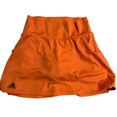 C421 adidas アディダス ゴルフ ウェア パンツ スカート オレンジ レディース S