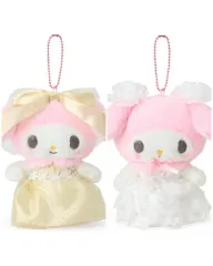 サンリオ マイメロディ レディ シリーズ 白 黄色 マスコット キーホルダー