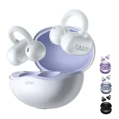 新品 TALIX 2025モデル Ultra Open Earbuds X6 OWSイヤホン イヤーカフイヤホン 完全ワイヤレス 音漏れ抑制 超快適 空気感イヤホン 4.8グラム片耳 超軽い 空気伝導技術使う オープンイヤー型 Bluetooth5.4 最大4