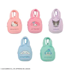 サンリオキャラクターズ　ミニバッグ型ポーチ　全5種　タイトー限定　キティ　マイメロディ　クロミ　ハンギョドン　シナモロール