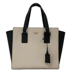 Kate spade(ケイトスペード) ハンドバッグ キャメロンストリート スモール ヘイデン PXRU8884 ベージュ×黒 レザー