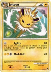 海外版 英語版 ポケモンカード サンダース Jolteon ホロ キラ 傷あり