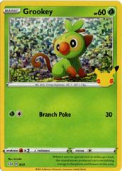 サルノリ　海外版 英語版　25th プロモ　Grookey - 8/25 -　海外限定イラスト