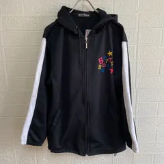 BETTY BOOP ベティ・ブープ ビッグロゴ ロングスリーブ パーカー 長袖 トップス ブラック【中古】 ユニセックス