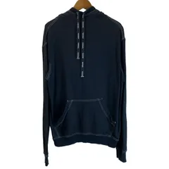 DIESEL　パーカー　プルオーバー　トップス　裏起毛　バックプリント　ブランドロゴ　Y2K　古着