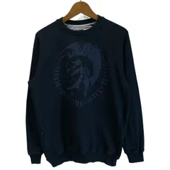 DIESEL　スウェット　長袖　トレーナー　トップス　クルーネック　裏毛　プリント　ブランドロゴ　インポート　古着