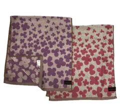 フェイスタオル 2枚 花柄  タオル