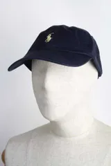 ラルフローレン Ralph Lauren シグネチャー ポニー キャップ【古着】【中古】【メンズ】【レディース】【ヴィンテージ】 【ビンテージ】アメカジ ベースボール キャンプ アウトドア アメカジ 帽子 CAP 90年代 90’s 90s 男性 女性
