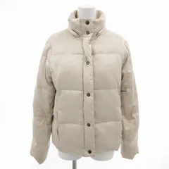 プロフィール PROFILE ダウンジャケット ブルゾン 38 アイボリー /FF