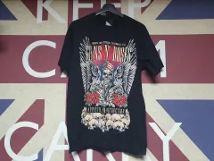 Guns N' Roses ガンズアンドローゼズ ドクロ スカル Tシャツ ミュージシャンT メタルT