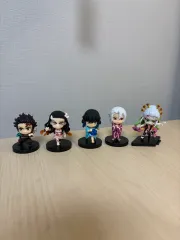 鬼滅の刃 ミニ 正規品 フィギュア 竈門 炭治郎/禰豆子/伊之助/宇髄 天元/妓太郎 セット