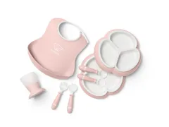 新品 ベビービョルン 【日本正規品付】 ディナーウェアセット 8pcs パウダーピンク