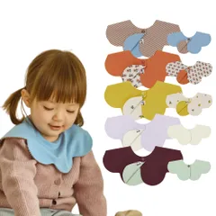 新品 [Konny] コニーベビースタイ セット Baby Bib 360°ローリング よだれかけ 吸収性・速乾性 シンプル 女の子 男の子 ベビーコーデ 出産祝い おしゃれ プレゼント