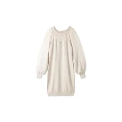 レースドッキングニットワンピ 1