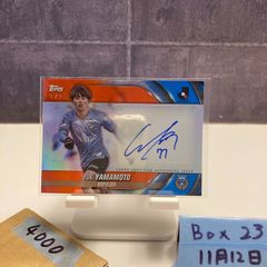 topps Jリーグ京都サンガF.C中野瑠馬選手サインカード1/5(値引き可能