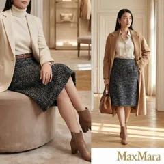 【新品未使用】MaxMara 上品ツイードテーラードジャケット　42 新品未使用】MaxMara 上品ツイードテーラードジャケット 42 - メルカリ