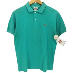 ラコステ LACOSTE 90s ワンポイントロゴ 鹿の子 ポロシャツ メンズ  3