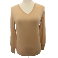 アメリカンヴィンテージ American Vintage ニット セーター Vネック メリノウール S ライトブラウン