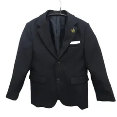 ビームス BEAMS フォーマル テーラードジャケット ブレザー シングル 2B 120cm 黒 ブラック 