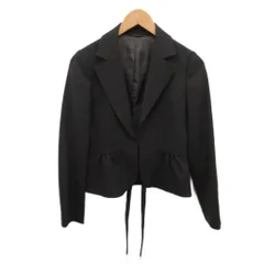 アナイ ANAYI 美品 テーラードジャケット ブレザー シングル ウール 38 チャコールグレー 10721-25-82-380