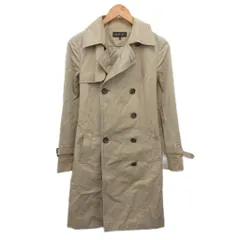 インディヴィ INDIVI トレンチコート ジャケット ロング ベージュ 38 約M ■YHS12