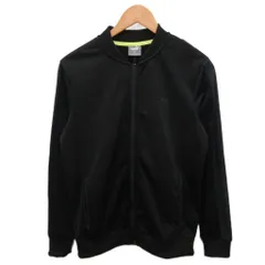 プーマ PUMA ジップアップジャケット ブルゾン ジャンパー S 黒 ブラック 672971-01 ■YHS11