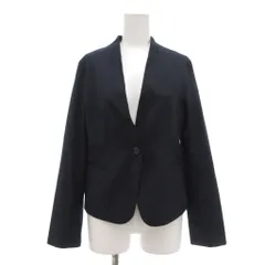 ビーミングバイビームス B:MING LIFE STORE by BEAMS ノーカラージャケット シングル 総裏地 M 紺 ネイビー /UO ■GY14