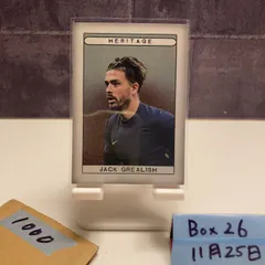 2024 Futera Unique Jack Grealish 06/29 Manchester City Heritage Footballer カード