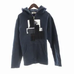 エクストララージ X-LARGE ジップアップパーカー スウェット フーディー 長袖 XL 紺 ネイビー 01164203 /RO