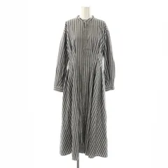 ロペピクニック ROPE Picnic ワンピース ロング 長袖 38 グレー 白 /NR