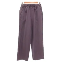 ジャーナルスタンダード レリューム JOURNAL STANDARD relume 美品 22AW パンツ スラックス 38 紫 パープル ウエストゴム /NL