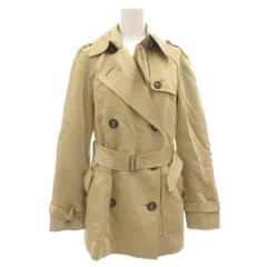 クミキョク 組曲 KUMIKYOKU トレンチコート ダブルブレスト ショート 2 ベージュ /GV