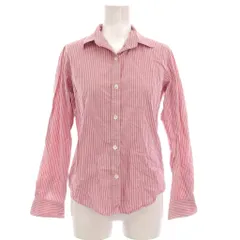 ラルフローレン RALPH LAUREN シャツ ブラウス ストライプ 長袖 7 ピンク /YM ■MA