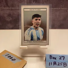 2024 Futera Unique Enzo Fernandez 05/35 Chelsea Heritage Footballers カード