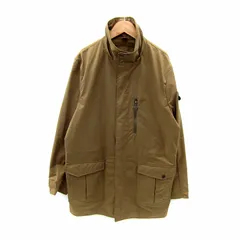 ジーステージ G-stage スタンドカラージャケット ミドル丈 無地 ジップアップ 48 M 茶 ブラウン /SY6