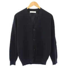 グリーンレーベルリラクシング ユナイテッドアローズ green label relaxing SC ドヅメアゼ Vネック カーディガン ニット 長袖 S ネイビー 3228-199-0406 /TK