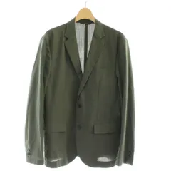 グリーンレーベルリラクシング ユナイテッドアローズ green label relaxing テーラードジャケット ブレザー シングル L カーキ 緑 グリーン /AP