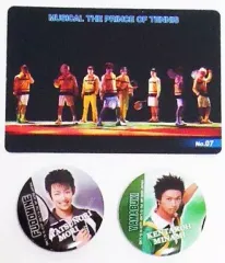 【中古】その他雑貨(男性) シングルスパターン(森＆南/立海集合1) 缶バッジ＆フォトカードセット 「一番くじV ミュージカル テニスの王子様 ～2013夏～」 H賞