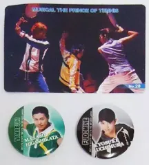 【中古】その他雑貨(男性) シングルスパターン(内村＆東方/手塚＆幸村＆木手) 缶バッジ＆フォトカードセット 「一番くじV ミュージカル テニスの王子様 ～2013夏～」 H賞